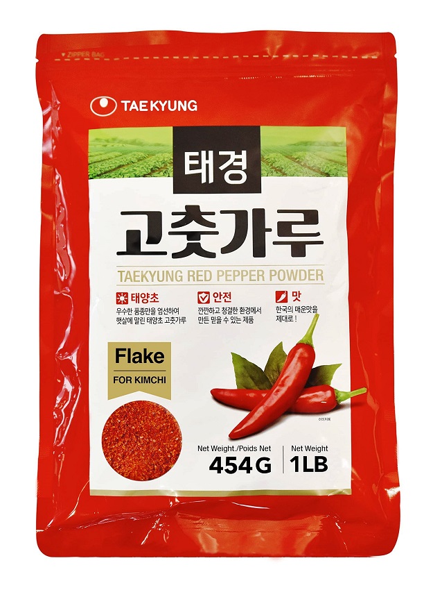 Peperoncino rosso coreano in polvere Gochugaru - Taekyung 454g.